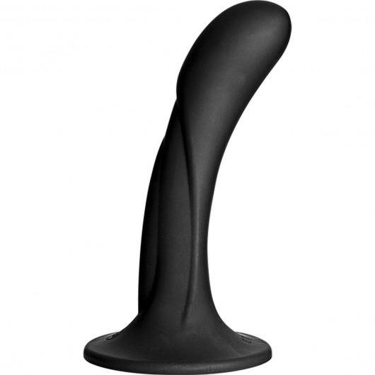 Черная изогнутая насадка Vac-U-Lock G-Spot - 16,5 см. - Doc Johnson - купить с доставкой в Батайске