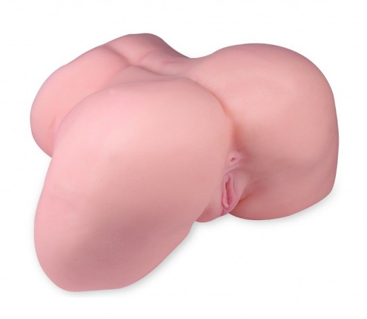 Реалистичный мастурбатор-полуторс с 2 рабочими отверстиями - S-HANDE - в Батайске купить с доставкой