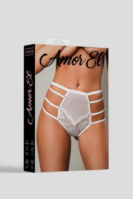 Сексуальные высокие трусики с атласным бантом сзади - Amor El купить с доставкой