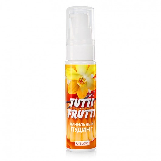 Интимный гель на водной основе Tutti-Frutti  Ванильный пудинг  - 30 гр. - Биоритм - купить с доставкой в Батайске