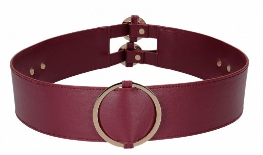 Бордовый ремень Halo Waist Belt - размер L-XL - Shots Media BV - купить с доставкой в Батайске