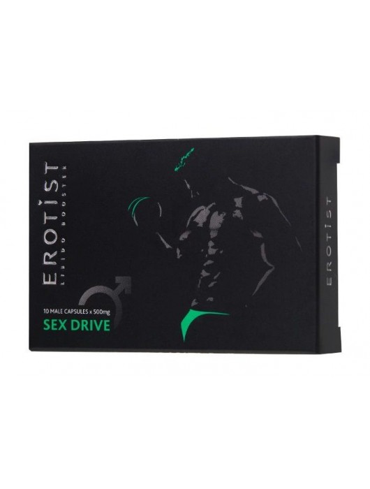 Капсулы для мужчин для повышения либидо Erotist SEX DRIVE - 10 капсул (500 мг.) - Erotist Libido Booster - купить с доставкой в Батайске