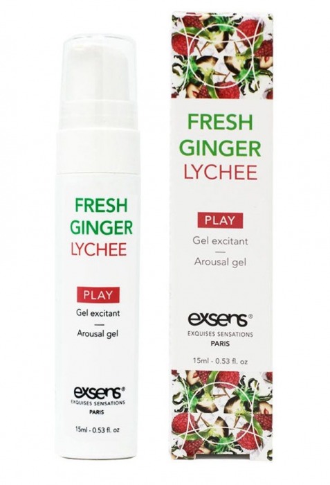 Возбуждающий гель Fresh Ginger Lychee Arousal Gel - 15 мл. - Exsens - купить с доставкой в Батайске