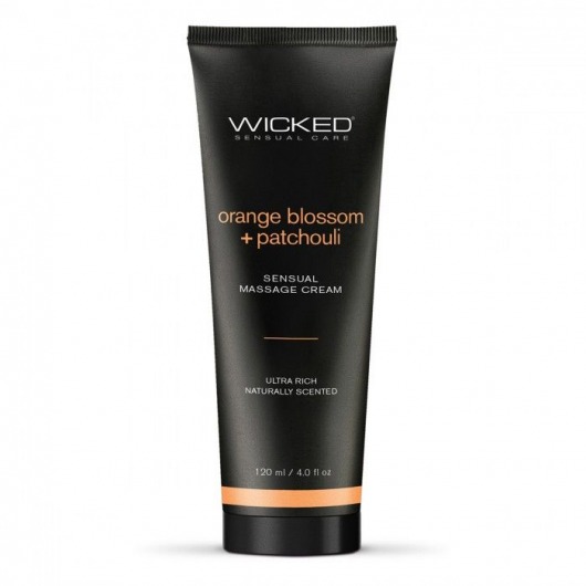 Массажный легкий крем WICKED Orange Blossom plus Patchouli - 120 мл. - Wicked - купить с доставкой в Батайске