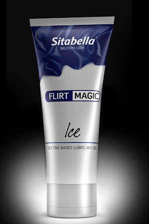 Силиконовая гель-смазка FLIRT MAGIC Ice с лёгким пролонгирующим эффектом - 75 мл. - Sitabella - купить с доставкой в Батайске