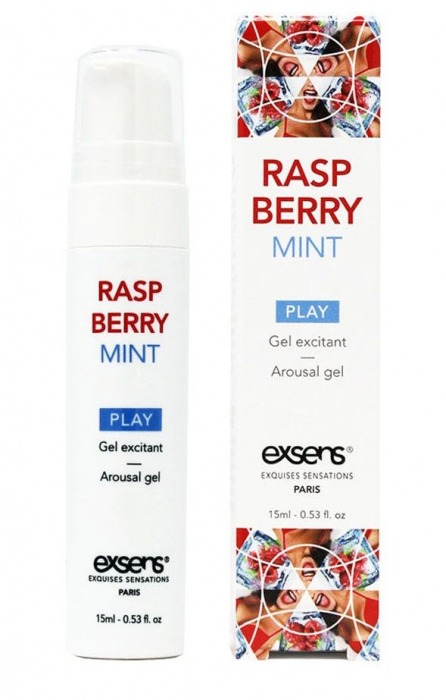 Возбуждающий гель Raspberry Mint с ароматом малины и мяты - 15 мл. - Exsens - купить с доставкой в Батайске