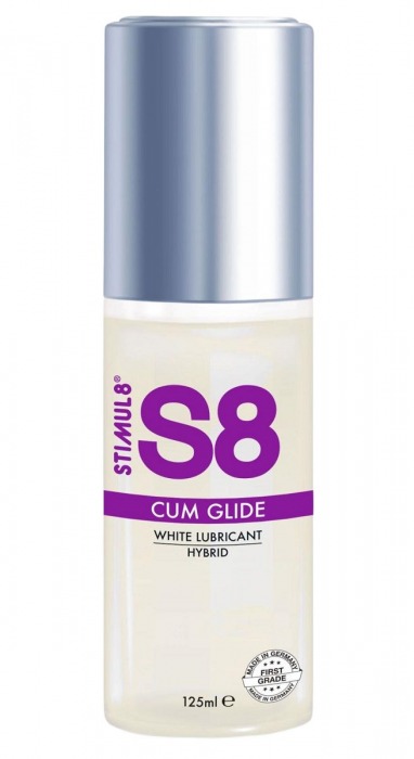 Гибридный лубрикант S8 Hybrid Cum Glide с консистенцией спермы - 125 мл. - Stimul8 - купить с доставкой в Батайске