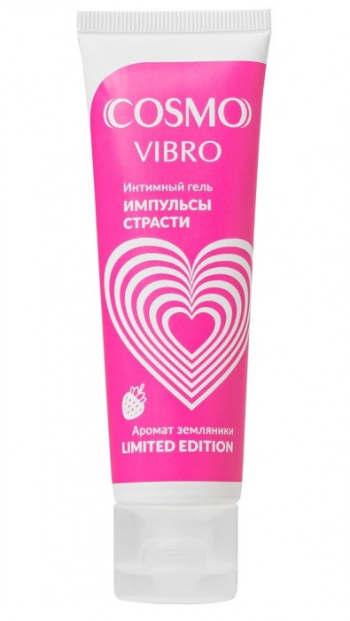 Возбуждающий гель на водно-силиконовой основе Cosmo Vibro с ароматом земляники - 50 гр. - Биоритм - купить с доставкой в Батайске