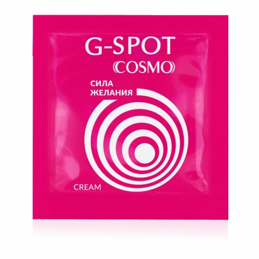 Стимулирующий интимный крем для женщин Cosmo G-spot - 2 гр. - Биоритм - купить с доставкой в Батайске