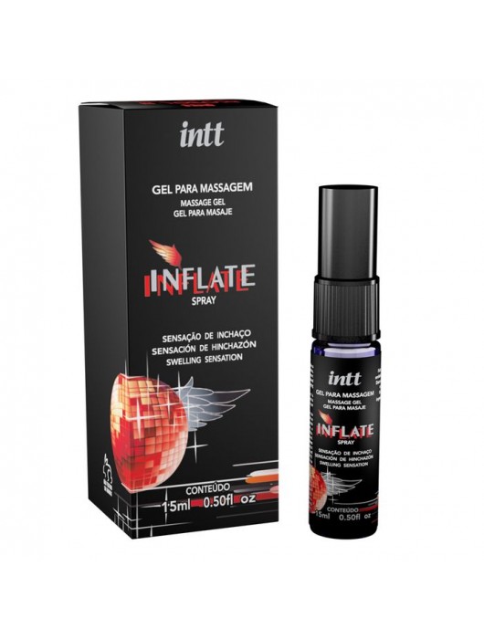 Мужской возбуждающий спрей Inflate - 15 мл. - INTT - купить с доставкой в Батайске