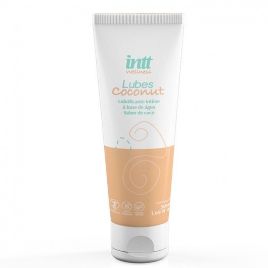Лубрикант на водной основе Lubes Coconut с ароматом кокоса - 50 гр. - INTT - купить с доставкой в Батайске
