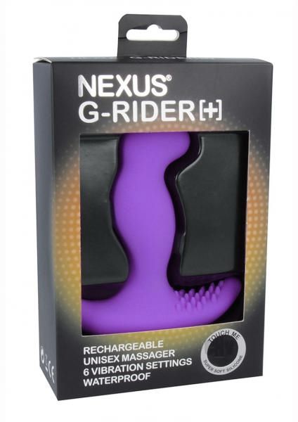 Фиолетовый вибромассажер простаты Nexus G-Rider+ - 12,6 см. - Nexus Range - в Батайске купить с доставкой
