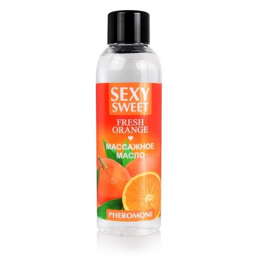 Массажное масло Sexy Sweet Fresh Orange с ароматом апельсина и феромонами - 75 мл. - Биоритм - купить с доставкой в Батайске