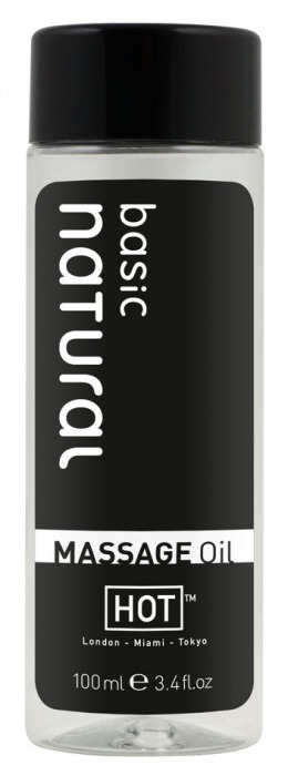 Массажное масло для тела Natural Basic - 100 мл. - HOT - купить с доставкой в Батайске