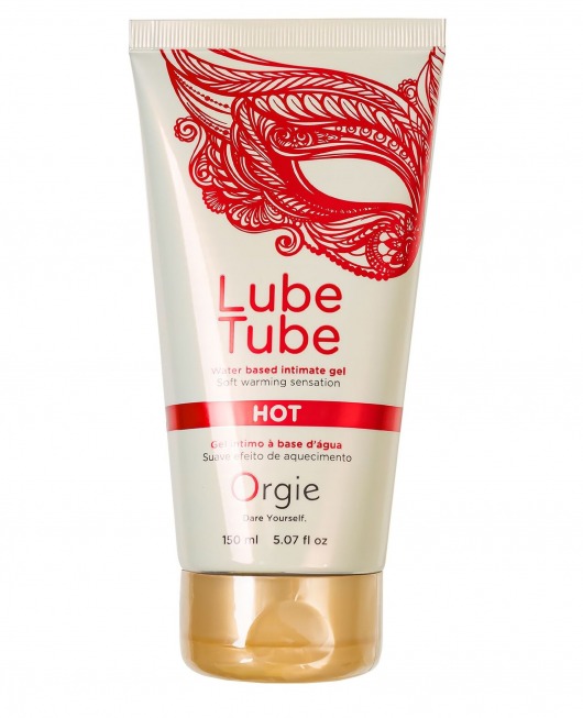 Интимный гель на водной основе Lube Tube Hot с разогревающим эффектом - 150 мл. - ORGIE - купить с доставкой в Батайске