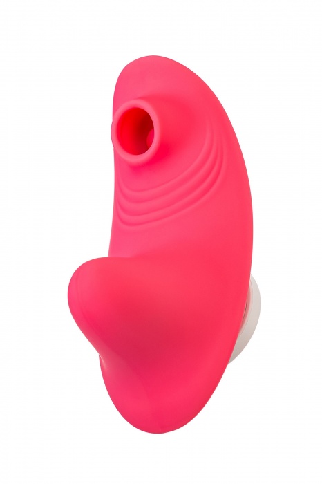 Розовый вибровкладыш в трусики с вакуум-волновой стимуляцией Xiari - JOS