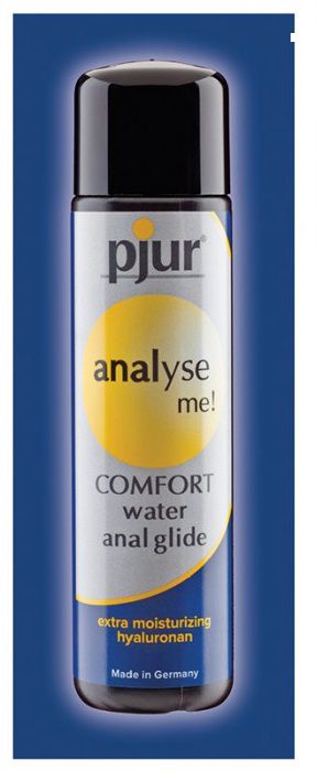 Анальный лубрикант pjur ANALYSE ME Comfort Water Anal Glide - 2 мл. - Pjur - купить с доставкой в Батайске