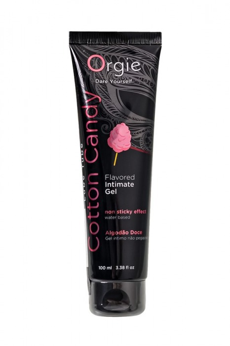 Интимный гель на водной осное Lube Tube Cotton Candy со вкусом сахарной ваты - 100 мл. - ORGIE - купить с доставкой в Батайске