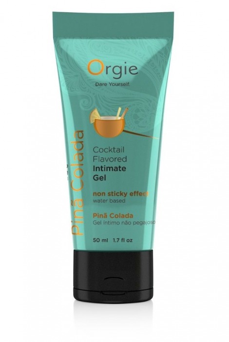 Съедобный интимный гель Orgie Lube Tube Cocktail Pina Colada - 50 мл. - ORGIE - купить с доставкой в Батайске