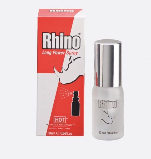 Пролонгирующий спрей для мужчин Rhino - 10 мл. - HOT - купить с доставкой в Батайске