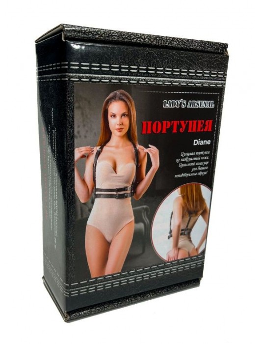 Изящная портупея из натуральной кожи Diane - БДСМ Арсенал - купить с доставкой в Батайске