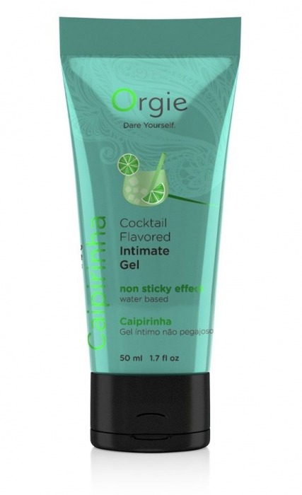 Съедобный интимный гель Orgie Lube Tube Cocktail Caipirinha - 50 мл. - ORGIE - купить с доставкой в Батайске
