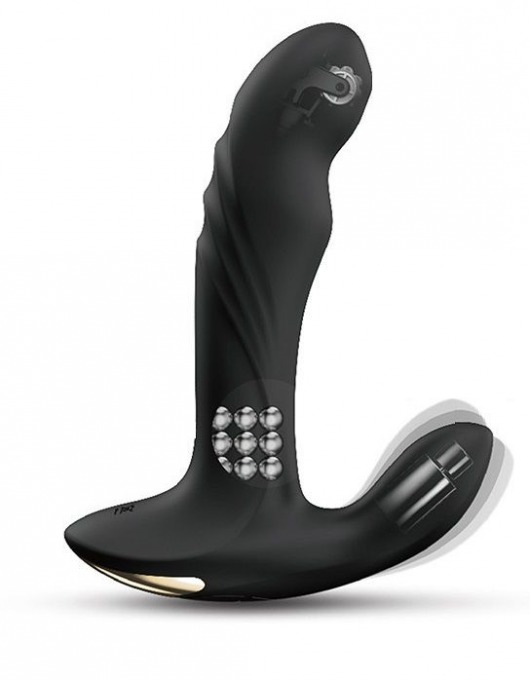 Черный вибромассажер простаты Multi P-Joy с 3 моторами - Dorcel - в Батайске купить с доставкой