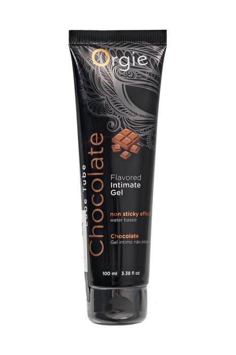 Интимный гель на водной основе Lube Tube Chocolate с шоколадным вкусом - 100 мл. - ORGIE - купить с доставкой в Батайске