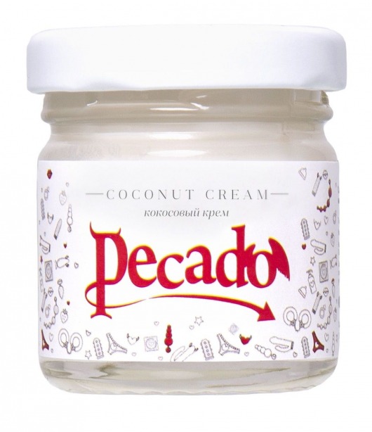 Массажная свеча Сoconut Cream - 35 мл. - Pecado - купить с доставкой в Батайске