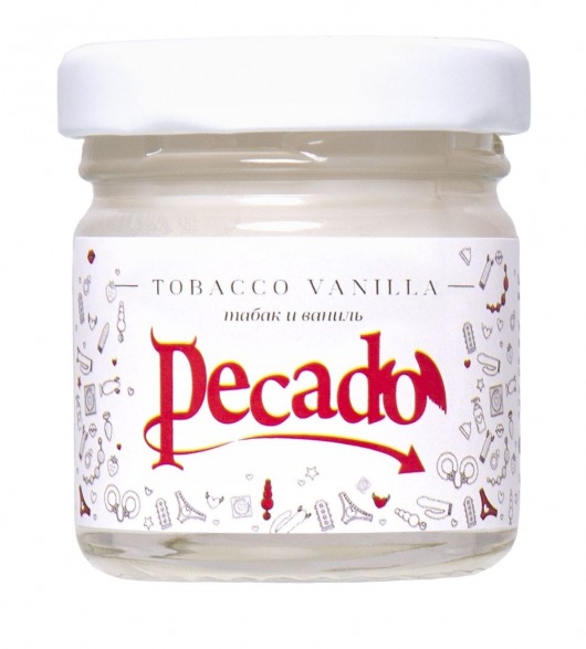 Массажная свеча Tobacco Vanilla - 35 мл. - Pecado - купить с доставкой в Батайске
