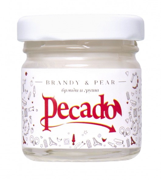 Массажная свеча Brandy   Pear - 35 мл. - Pecado - купить с доставкой в Батайске