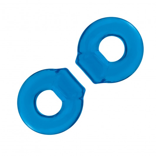 Комплект из двух колец для пениса 2-Pack Ultra-Stretch Stamina Endurance Ring - BlueLine - в Батайске купить с доставкой
