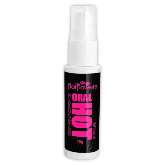 Гель для оральных ласк Oral Hot с согревающим эффектом - 15 гр. - HotFlowers - купить с доставкой в Батайске