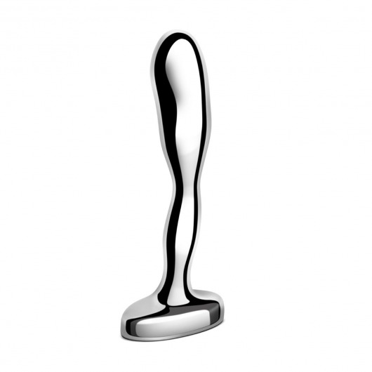 Стальной стимулятор простаты Stainless Steel Prostate Plug - 11,5 см. - b-Vibe - в Батайске купить с доставкой