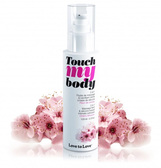 Силиконовый лубрикант 2-в-1 Touch My Body с ароматом вишнёвого цвета - 100 мл. - Love to Love - купить с доставкой в Батайске