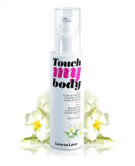 Силиконовый лубрикант 2-в-1 Touch My Body с ароматом моной - 100 мл. - Love to Love - купить с доставкой в Батайске