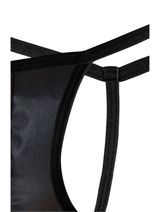 Черные мужские трусы-стринги Darkzone - Darkzone купить с доставкой