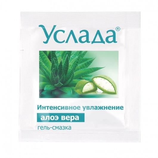 Гель-смазка «Услада с алоэ» - 3 гр. - Биоритм - купить с доставкой в Батайске