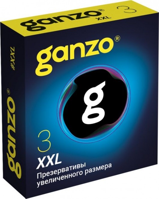 Презервативы увеличенного размера Ganzo XXL - 3 шт. - Ganzo - купить с доставкой в Батайске
