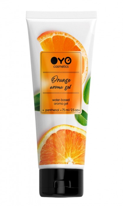 Лубрикант на водной основе OYO Aroma Gel Orange с ароматом апельсина - 75 мл. - OYO - купить с доставкой в Батайске