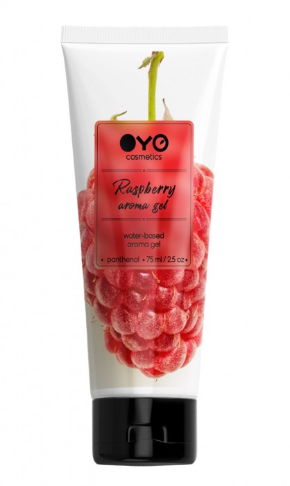 Лубрикант на водной основе OYO Aroma Gel Raspberry с ароматом малины - 75 мл. - OYO - купить с доставкой в Батайске