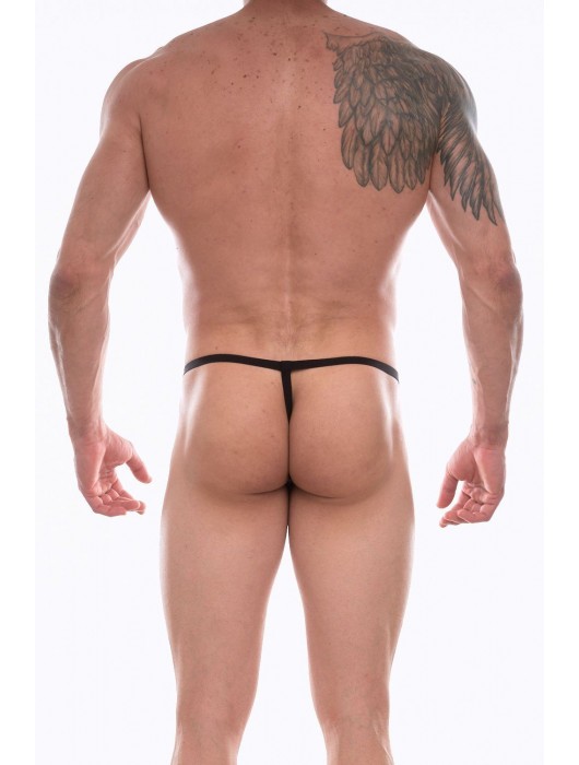 Синие мужские трусы-стринги с принтом - Don Moris купить с доставкой