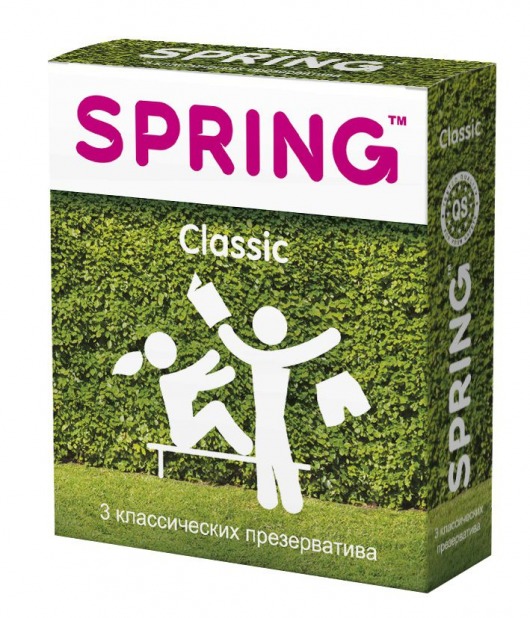 Классические презервативы SPRING CLASSIC - 3 шт. - SPRING - купить с доставкой в Батайске
