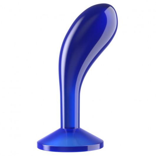 Синяя анальная втулка Flawless Clear Prostate Plug 6.0 - 15 см. - Lovetoy - в Батайске купить с доставкой