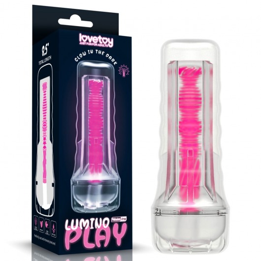 Светящийся в темноте мастурбатор 8.5 Lumino Play Masturbator - Lovetoy - в Батайске купить с доставкой