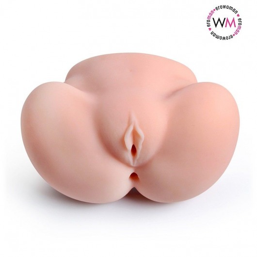 Реалистичный мастурбатор с двумя функциональными отверстиями - Erowoman-Eroman - в Батайске купить с доставкой