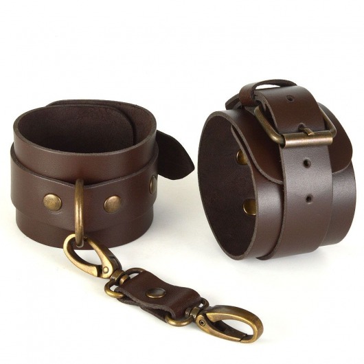 Коричневые наручники IDEAL - Sitabella - купить с доставкой в Батайске