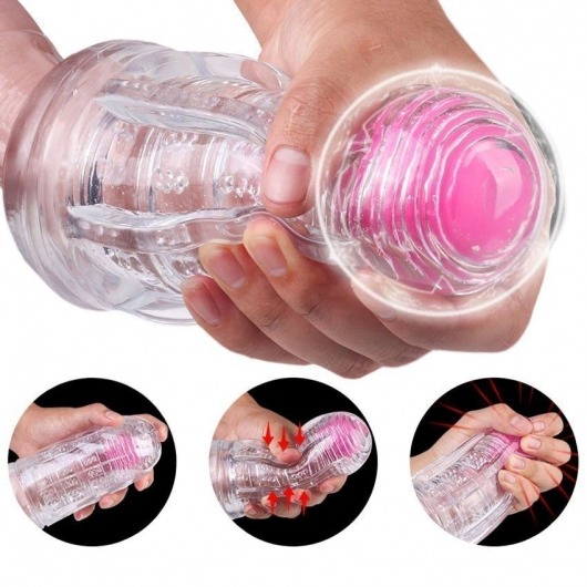 Прозрачный вибромастурбатор Space Capsule-RСT - S-HANDE - в Батайске купить с доставкой