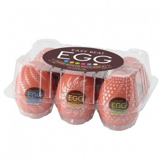 Набор из 6 мастурбаторов-яиц Tenga Egg Variety Pack V - Tenga - в Батайске купить с доставкой