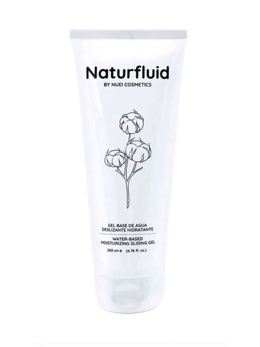 Экстраскользкий лубрикант на водной основе Nuei Naturfluid - 200 мл. - Nuei cosmetics - купить с доставкой в Батайске